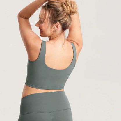 Nursing Crop Tank Top