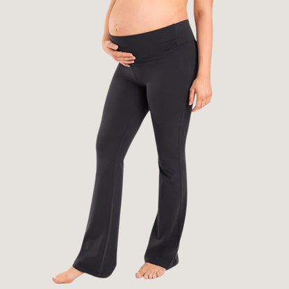 Cotton Foldover Maternity Flare Pants 30.5"