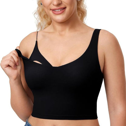 Nursing Crop Tank Top